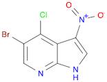 1H-Pyrrolo[2,3-b]pyridine, 5-bromo-4-chloro-3-nitro-