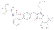 2-Thiophenecarboxamide, N-[[4'-[[3-butyl-1,5-dihydro-5-oxo-1-[2-(trifluoromethyl)phenyl]-4H-1,2,4-triazol-4-yl]methyl][1,1'-biphenyl]-2-yl]sulfonyl]-3-methyl-