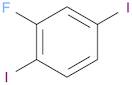 Benzene, 2-fluoro-1,4-diiodo-