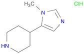 Piperidine, 4-(1-methyl-1H-imidazol-5-yl)-, hydrochloride (1:2)
