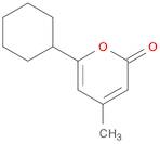 2H-Pyran-2-one, 6-cyclohexyl-4-methyl-