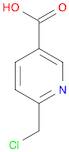 3-Pyridinecarboxylic acid, 6-(chloromethyl)-
