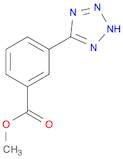 Benzoic acid, 3-(2H-tetrazol-5-yl)-, methyl ester