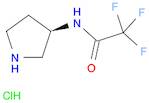 Acetamide, 2,2,2-trifluoro-N-(3R)-3-pyrrolidinyl-, hydrochloride (1:1)