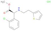 Benzeneacetic acid, 2-chloro-α-[[2-(2-thienyl)ethyl]amino]-, methyl ester, hydrochloride (1:1), (αS)-