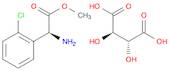 Benzeneacetic acid, α-amino-2-chloro-, methyl ester, (αS)-, (2R,3R)-2,3-dihydroxybutanedioate (1:1)