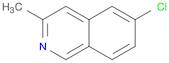 Isoquinoline, 6-chloro-3-methyl-