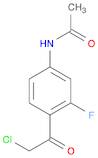 Acetamide, N-[4-(2-chloroacetyl)-3-fluorophenyl]-