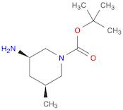 1-Piperidinecarboxylic acid, 3-amino-5-methyl-, 1,1-dimethylethyl ester, (3R,5S)-rel-