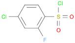 Benzenesulfonyl chloride, 4-chloro-2-fluoro-