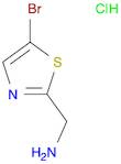 2-Thiazolemethanamine, 5-bromo-, hydrochloride (1:1)