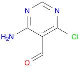5-Pyrimidinecarboxaldehyde, 4-amino-6-chloro-
