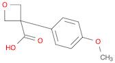 3-Oxetanecarboxylic acid, 3-(4-methoxyphenyl)-