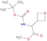 3-Oxetaneacetic acid, α-[[(1,1-dimethylethoxy)carbonyl]amino]-, methyl ester