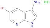 1H-Pyrrolo[2,3-b]pyridin-3-amine, 5-bromo-, hydrochloride (1:1)