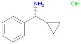 Benzenemethanamine, α-cyclopropyl-, hydrochloride (1:1), (αR)-