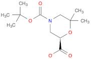 2,4-Morpholinedicarboxylic acid, 6,6-dimethyl-, 4-(1,1-dimethylethyl) ester, (2R)-