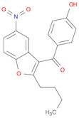 Methanone, (2-butyl-5-nitro-3-benzofuranyl)(4-hydroxyphenyl)-