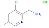 2-Pyridinemethanamine, 3-chloro-5-fluoro-, hydrochloride (1:1)