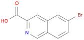 3-Isoquinolinecarboxylic acid, 6-bromo-