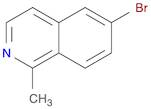 Isoquinoline, 6-bromo-1-methyl-