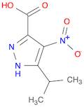 1H-Pyrazole-3-carboxylic acid, 5-(1-methylethyl)-4-nitro-