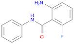 Benzamide, 2-amino-6-fluoro-N-phenyl-