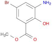 Benzoic acid, 3-amino-5-bromo-2-hydroxy-, methyl ester
