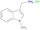 1H-Indole-3-methanamine, 1-methyl-, hydrochloride (1:1)