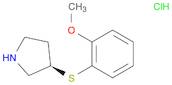 Pyrrolidine, 3-[(2-methoxyphenyl)thio]-, hydrochloride (1:1), (3R)-
