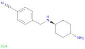 Benzonitrile, 4-[[(trans-4-aminocyclohexyl)amino]methyl]-, hydrochloride (1:1)