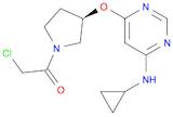 Ethanone, 2-chloro-1-[(3R)-3-[[6-(cyclopropylamino)-4-pyrimidinyl]oxy]-1-pyrrolidinyl]-