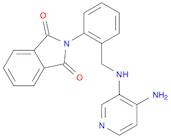 1H-Isoindole-1,3(2H)-dione, 2-[2-[[(4-amino-3-pyridinyl)amino]methyl]phenyl]-