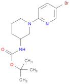 Carbamic acid, N-[1-(5-bromo-2-pyridinyl)-3-piperidinyl]-, 1,1-dimethylethyl ester