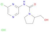 1-Pyrrolidinecarboxamide, N-(6-chloro-2-pyrazinyl)-2-(hydroxymethyl)-, hydrochloride (1:1)