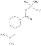 1-Piperidinecarboxylic acid, 3-[(dimethylamino)methyl]-, 1,1-dimethylethyl ester