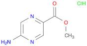 2-Pyrazinecarboxylic acid, 5-amino-, methyl ester, hydrochloride (1:1)