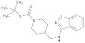 1-Piperidinecarboxylic acid, 4-[(1,2-benzisothiazol-3-ylamino)methyl]-, 1,1-dimethylethyl ester