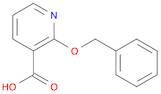 3-Pyridinecarboxylic acid, 2-(phenylmethoxy)-