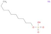 Sulfuric acid, monodecyl ester, sodium salt (1:1)