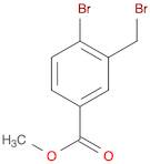 Benzoic acid, 4-bromo-3-(bromomethyl)-, methyl ester