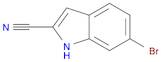 1H-Indole-2-carbonitrile, 6-bromo-