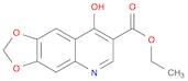 1,3-Dioxolo[4,5-g]quinoline-7-carboxylic acid, 8-hydroxy-, ethyl ester