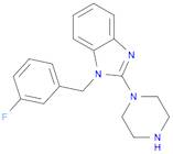 1H-Benzimidazole, 1-[(3-fluorophenyl)methyl]-2-(1-piperazinyl)-