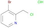 Pyridine, 3-bromo-2-(chloromethyl)-, hydrochloride (1:1)