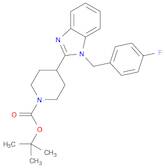 1-Piperidinecarboxylic acid, 4-[1-[(4-fluorophenyl)methyl]-1H-benzimidazol-2-yl]-, 1,1-dimethylethyl ester