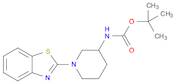 Carbamic acid, N-[1-(2-benzothiazolyl)-3-piperidinyl]-, 1,1-dimethylethyl ester