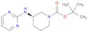 1-Piperidinecarboxylic acid, 3-(2-pyrimidinylamino)-, 1,1-dimethylethyl ester, (3R)-