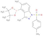 1H-Indazole, 3,5-dimethyl-1-[(4-methylphenyl)sulfonyl]-4-(4,4,5,5-tetramethyl-1,3,2-dioxaborolan-2-yl)-