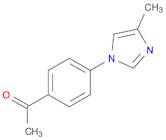 Ethanone, 1-[4-(4-methyl-1H-imidazol-1-yl)phenyl]-